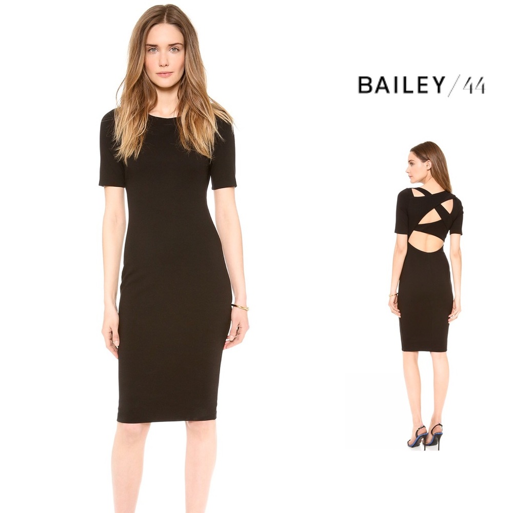 Revolve/ Bailey 44 Claudia Navy Ponte Dress XS